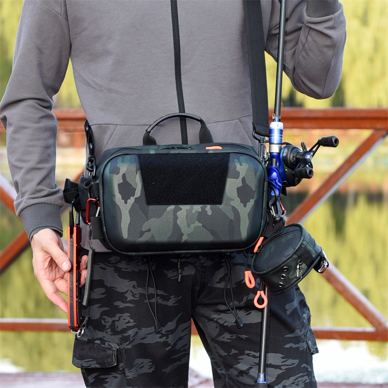 Men's Multifunctional Lure Hard Shell Fishing Large Men's Fanny Pack
