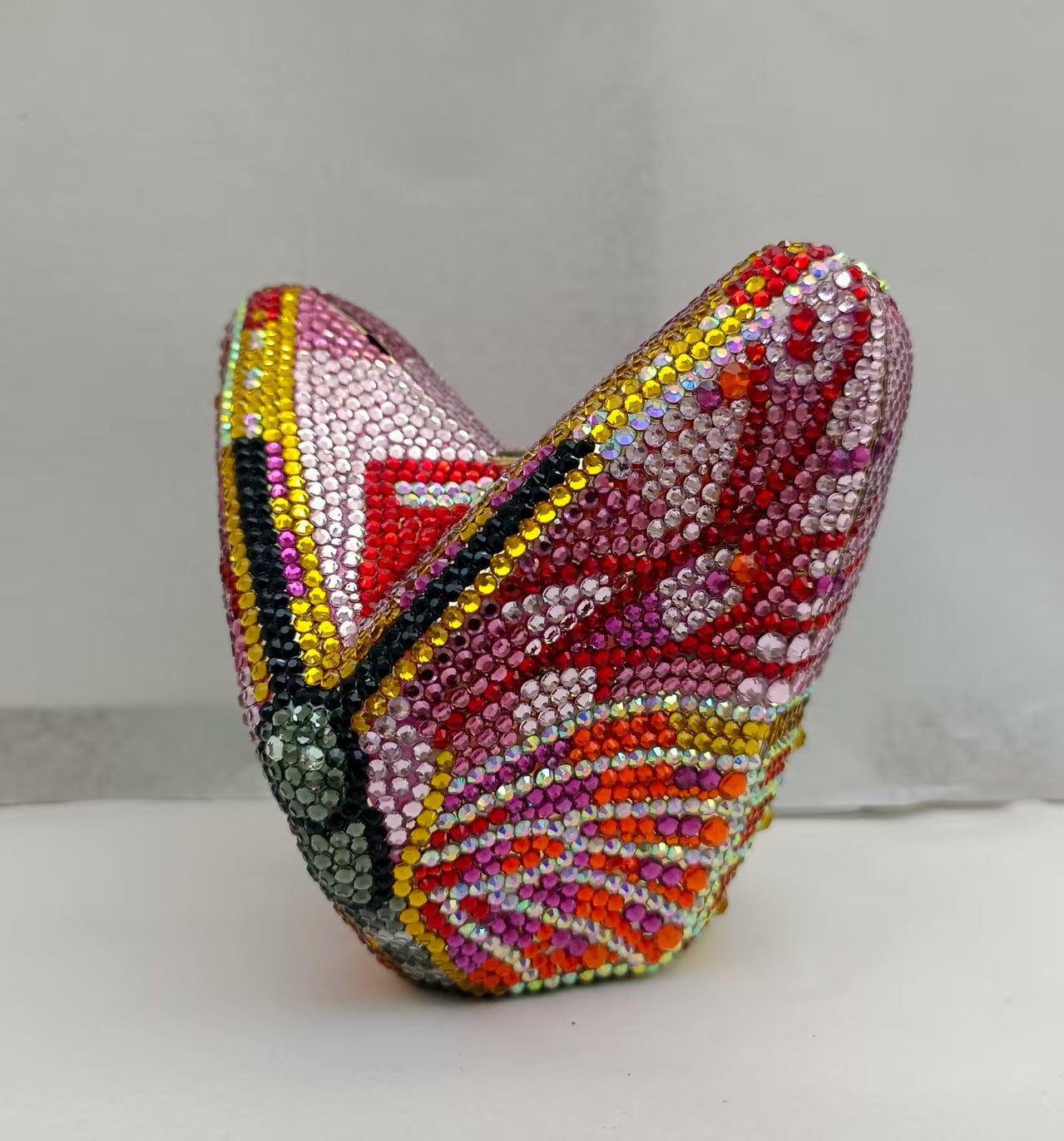 Butterfly Bottoming Drill Clutch Party Banquet Dinner Bag