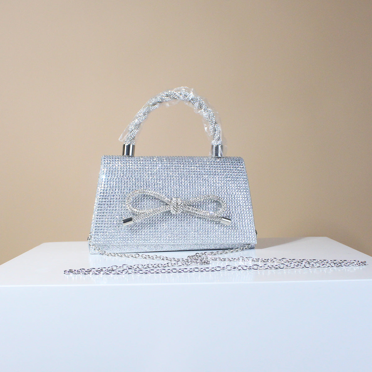 Women's Exquisite Elegant Dress Garment Flap Clutch Dinner Bag
