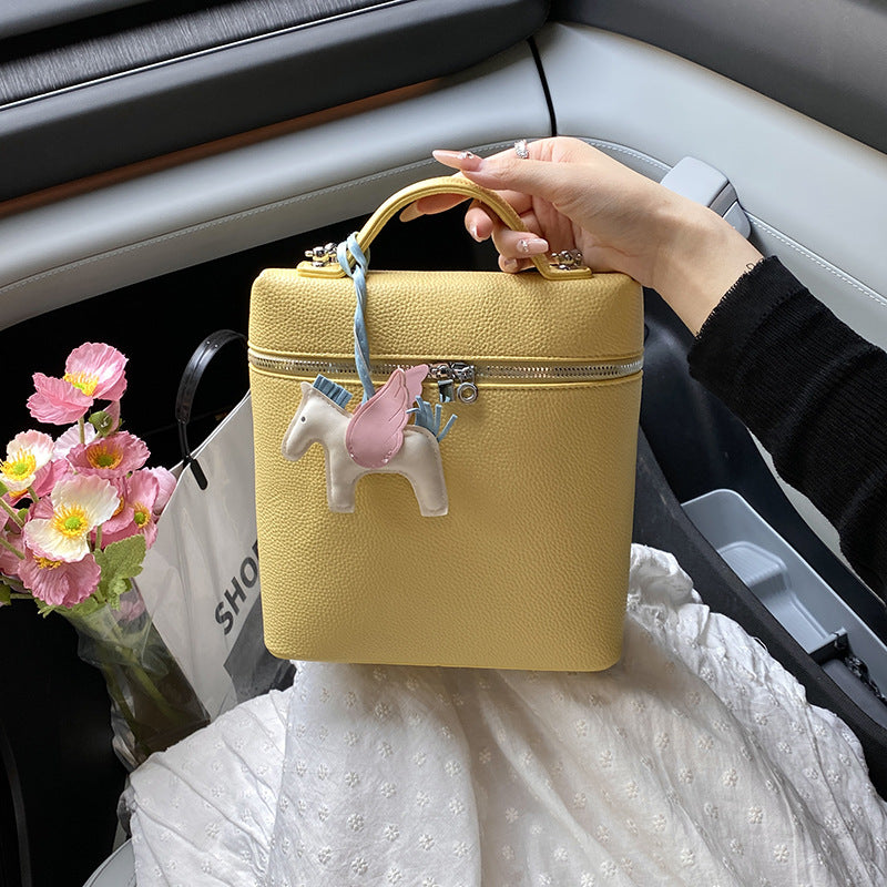 Women's Solid Color Personalized Daily Commute Simple Women's Messenger Bag