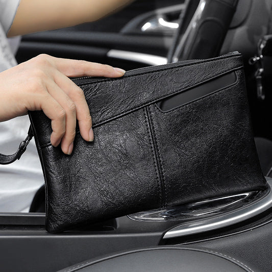 Men's Classic Business Leisure Envelope Fashion Simple Leather Men's Clutch