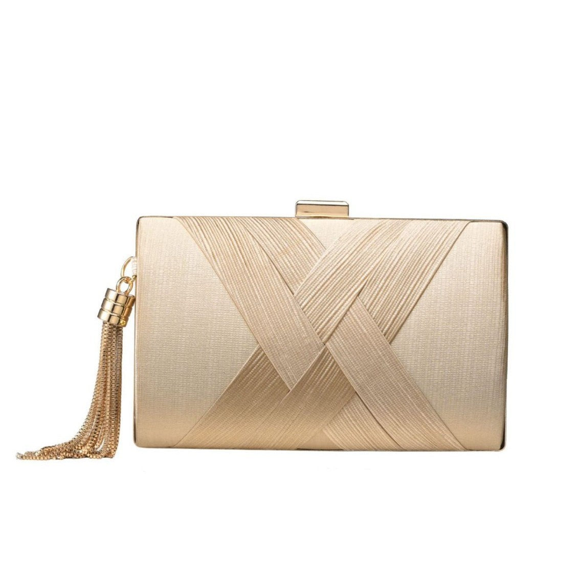 Unique Women's Fashion Woven Clutch Box Dinner Bag
