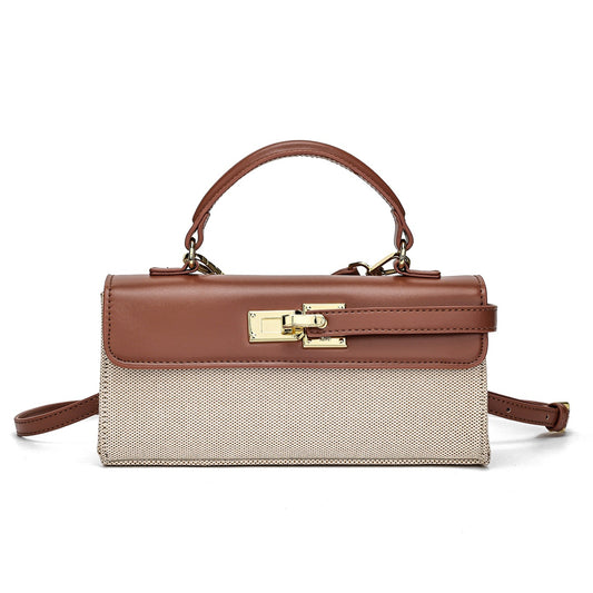 Niche Portable Mini Woven Classic Kelly Women's Handbag