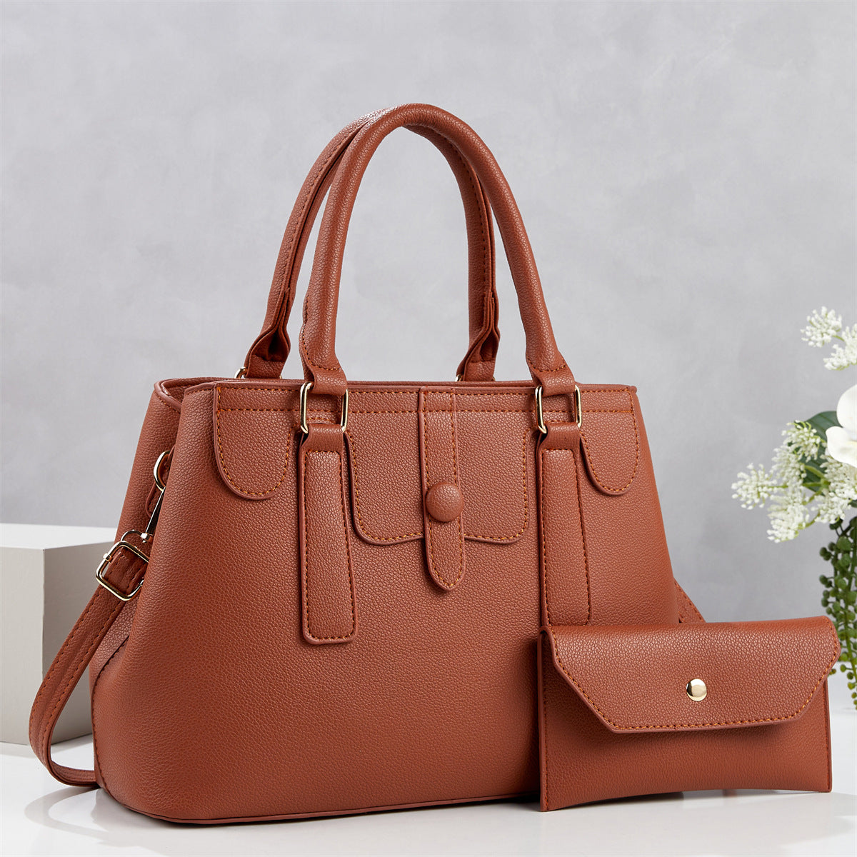 Women's Korean Texture Simple Temperament Commute Bags