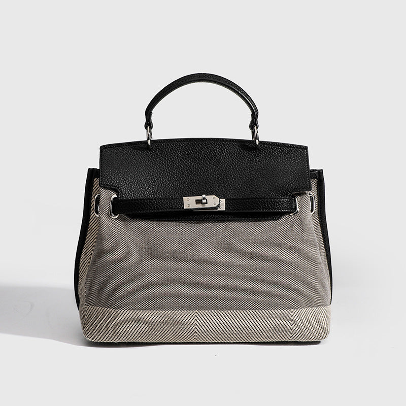 Women's Kelly Soft Leather Large Capacity Canvas Women's Messenger Bag