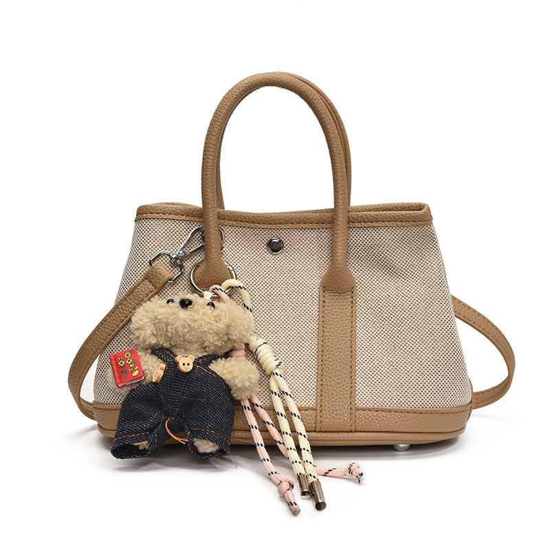 Women's Today Popular Niche Stylish Korean Temperament Contrast Color Hand Holding Women's Messenger Bag