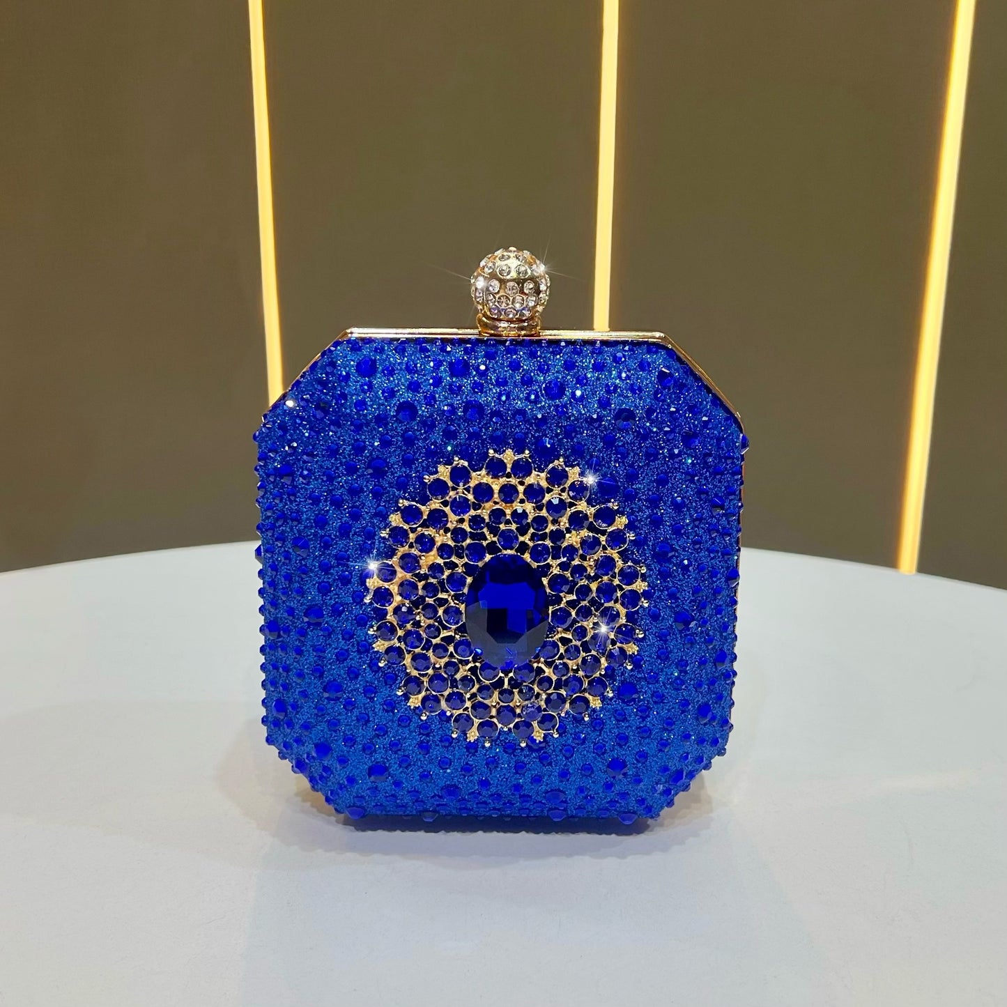 Women's Rhinestone High Sense Drill Decoration Fashion Personality Mini Dinner Bag