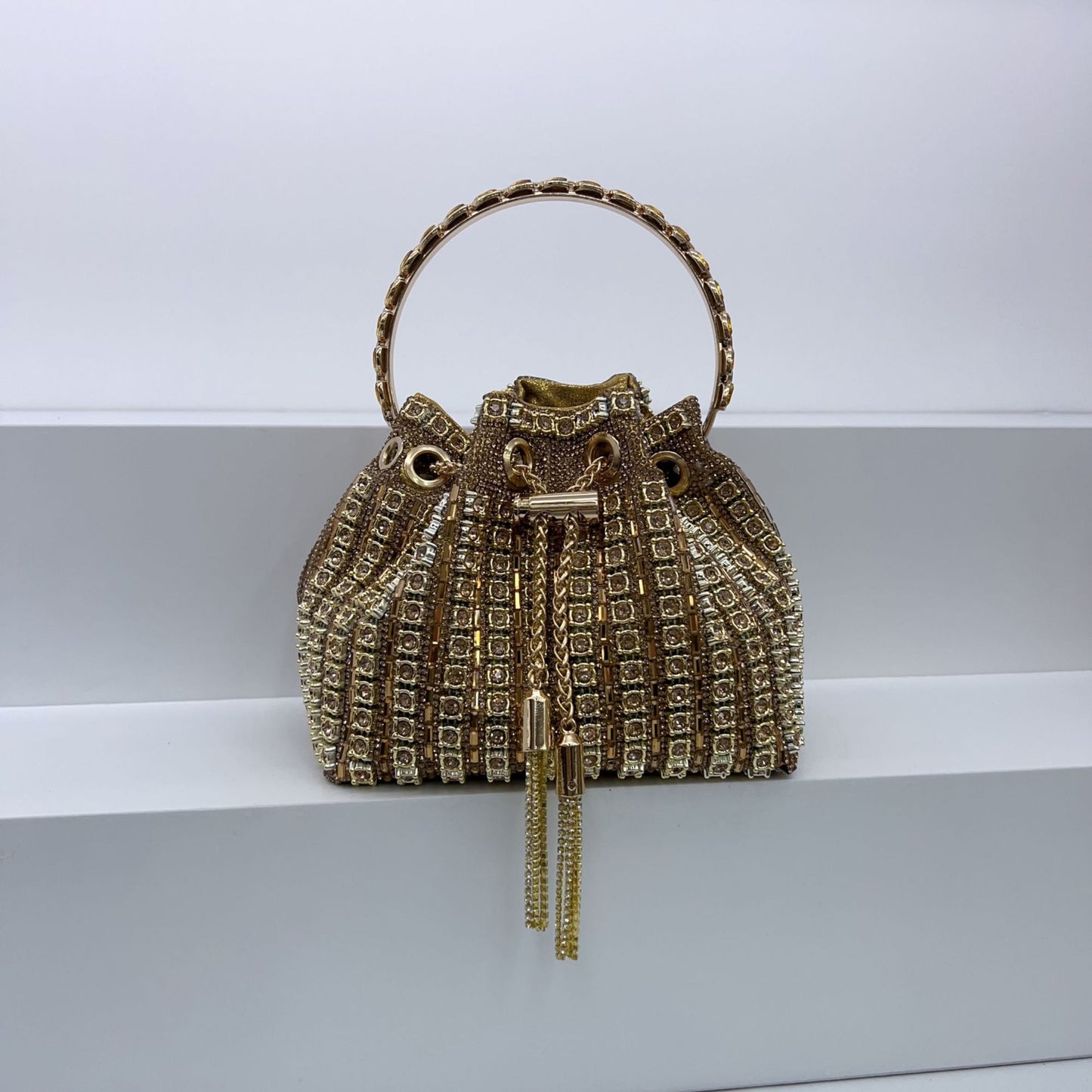 Women's Rhinestone Dinner Fashionable Stylish For Tassel Bags