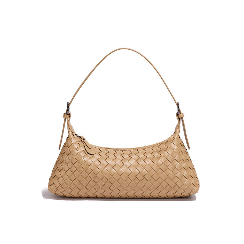 Women's Hand-woven Fashion Selenodont Light Luxury Woven Women's Messenger Bag