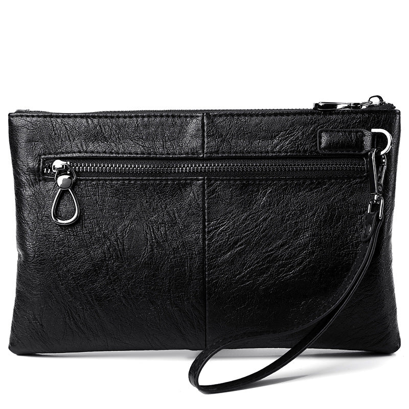 Men's Classic Business Leisure Envelope Fashion Simple Leather Men's Clutch