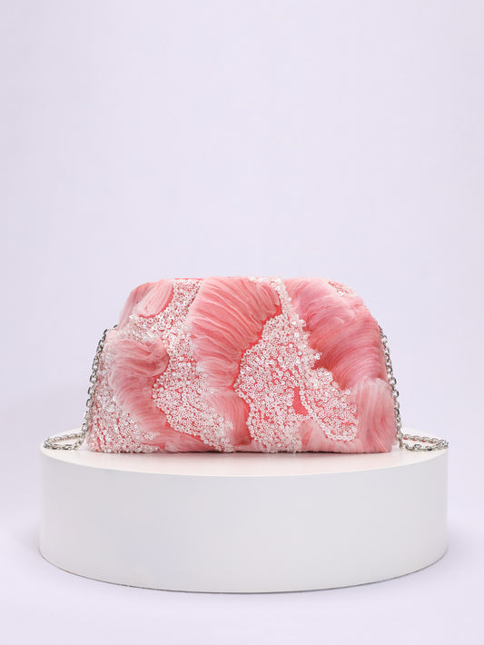 Women's Ink Style Bead Tube Plate With Handbags