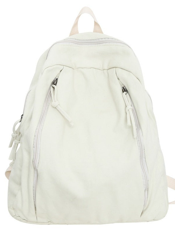 Women's & Men's Korean Large Capacity Washed Canvas Versatile Backpacks