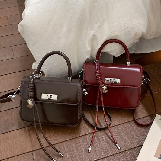 Women's High-grade Niche Retro Easy Matching Portable Small Square Bags