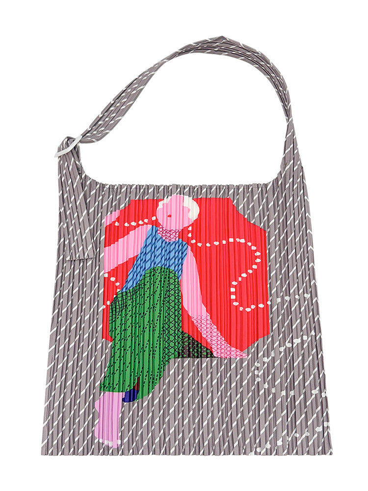 Moon Limited Illustration Cloth Leisure Simple Women's Shoulder Bag