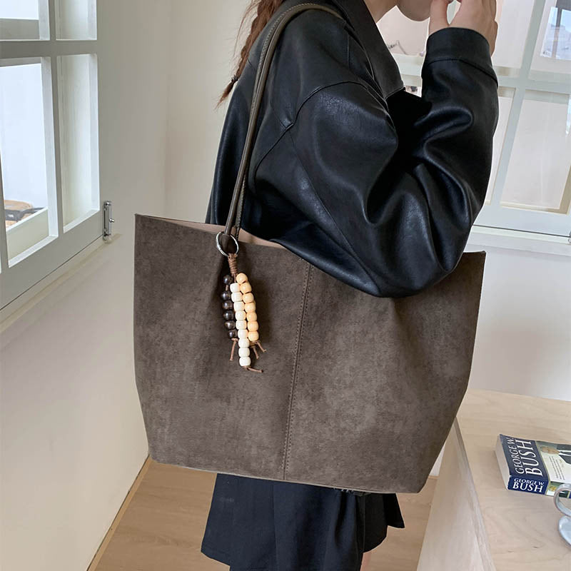 Women's Retro High Sense Large Capacity Commuter Tote Bags
