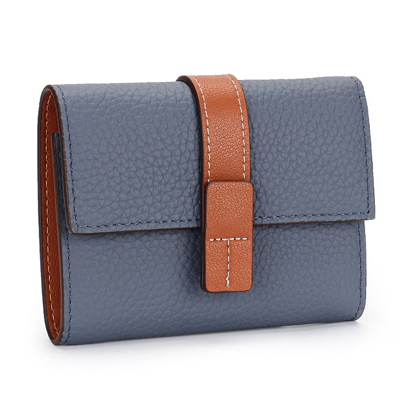 Women's Trifold Large Capacity Zipper Pocket Fashion Ladies Wallet