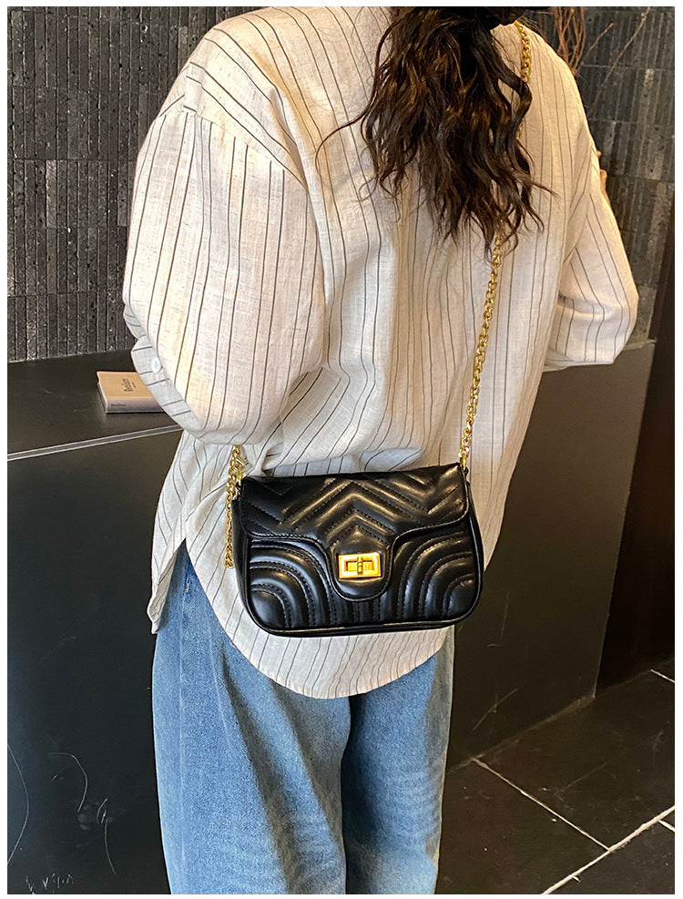 Women's Affordable Luxury Style One Portable Leisure Commuter Minority Mini Chain Women's Messenger Bag