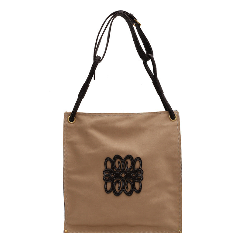 Women's Large Capacity Frosted Suede Underarm Minority Bucket Bags