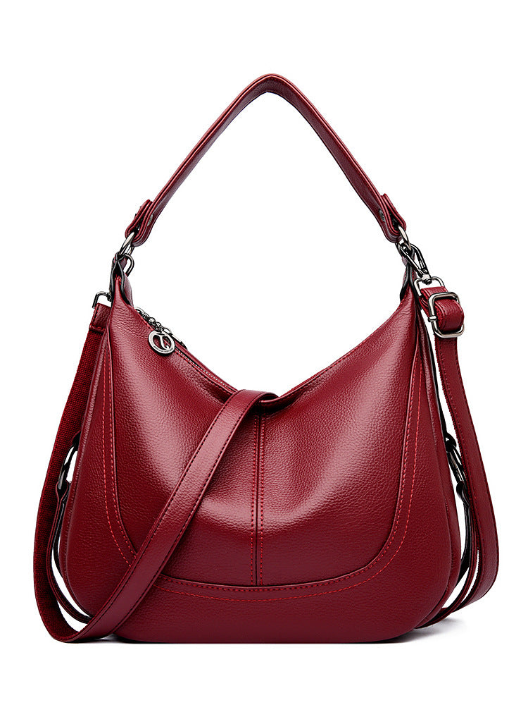 Women's High-grade Large Capacity Soft Leather Bags