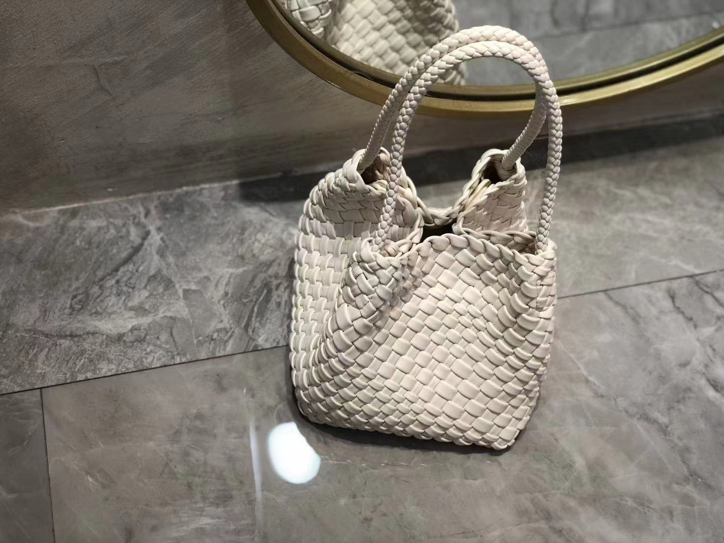 Design Hand-woven Dumpling Making High-grade Hand Women's Shoulder Bag