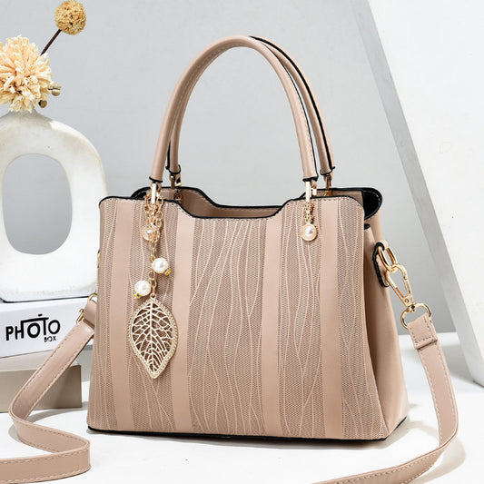 Women's Simple Western Style Korean Fashionable Large Capacity Women's Handbag