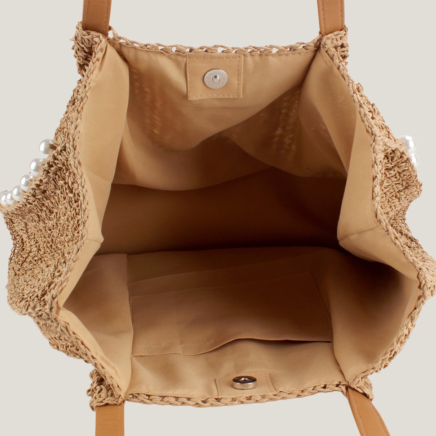 Women's Pearl Versatile Large Capacity Seaside Vacation Women's Shoulder Bag