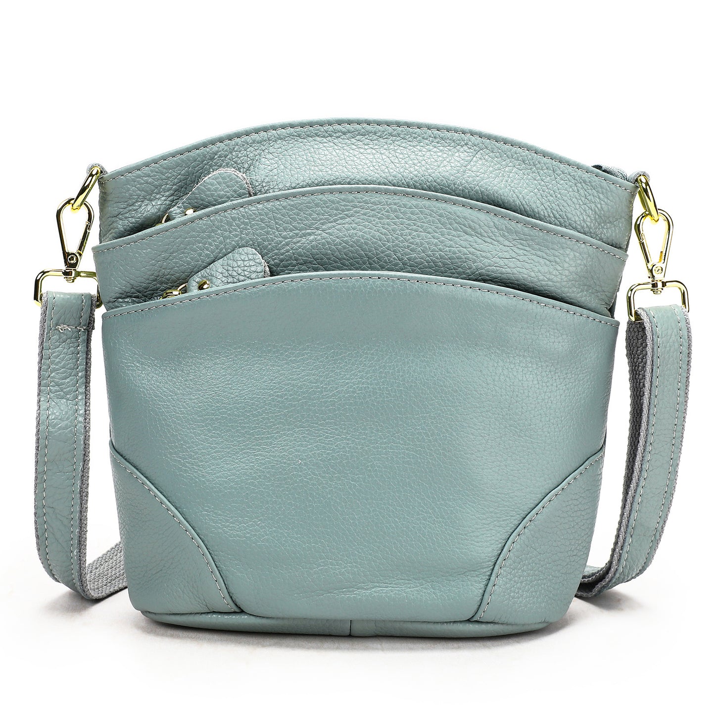 Genuine Leather First Layer Cowhide Mom Women's Shoulder Bag