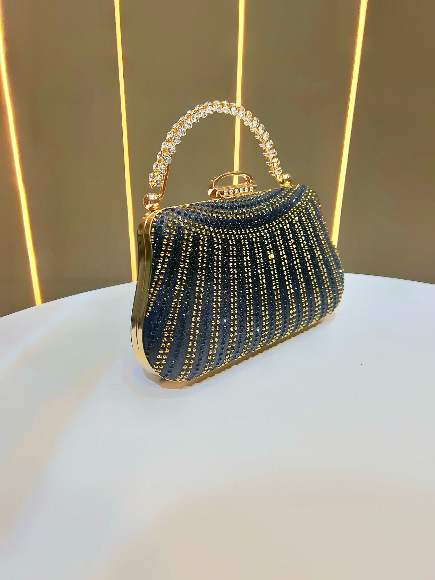 Women's Fashion Banquet Cheongsam Formal Dress Diamond Dinner Bag