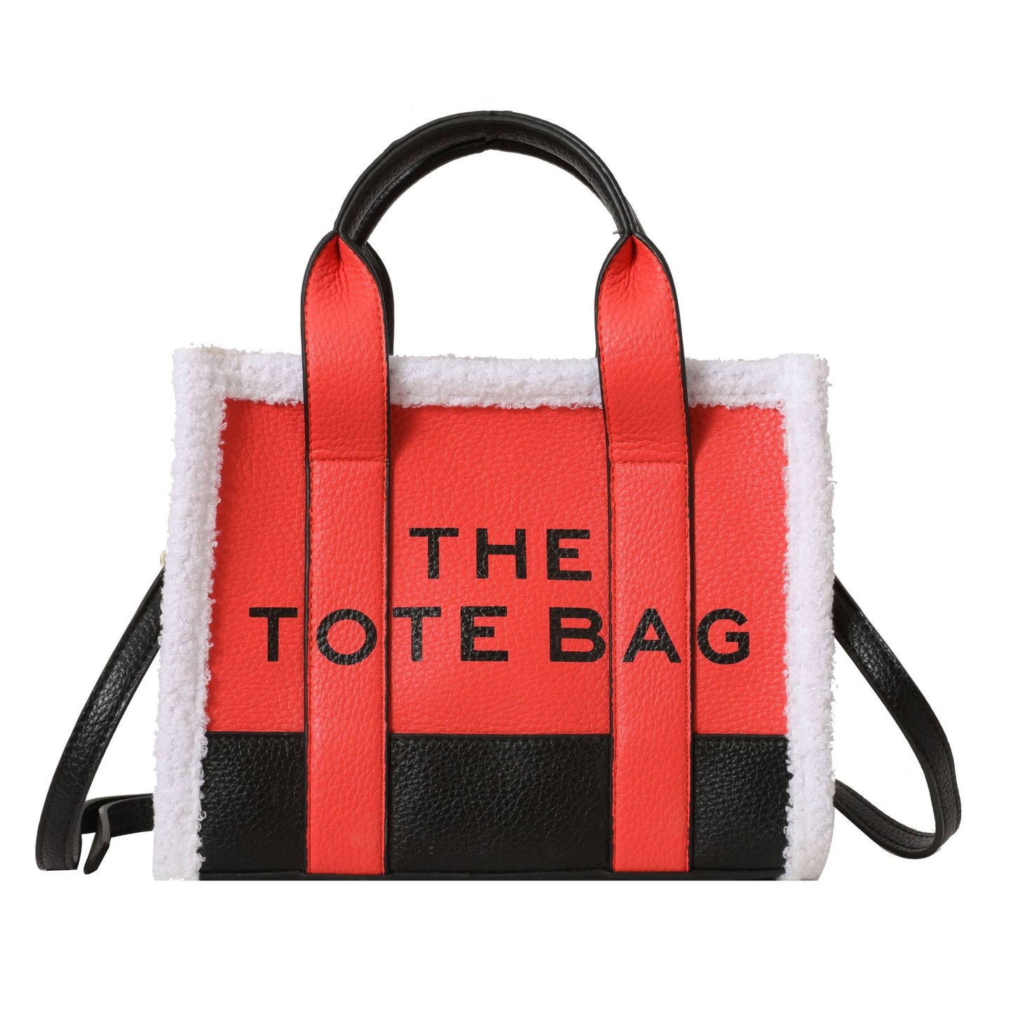 Women's Commuter Portable Lamb Fur Trendy Elements Women's Handbag