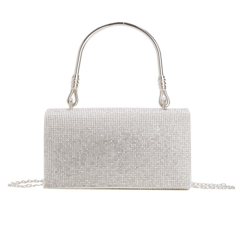 Full Diamond Shiny Birthday Wedding Banquet Dinner Bag