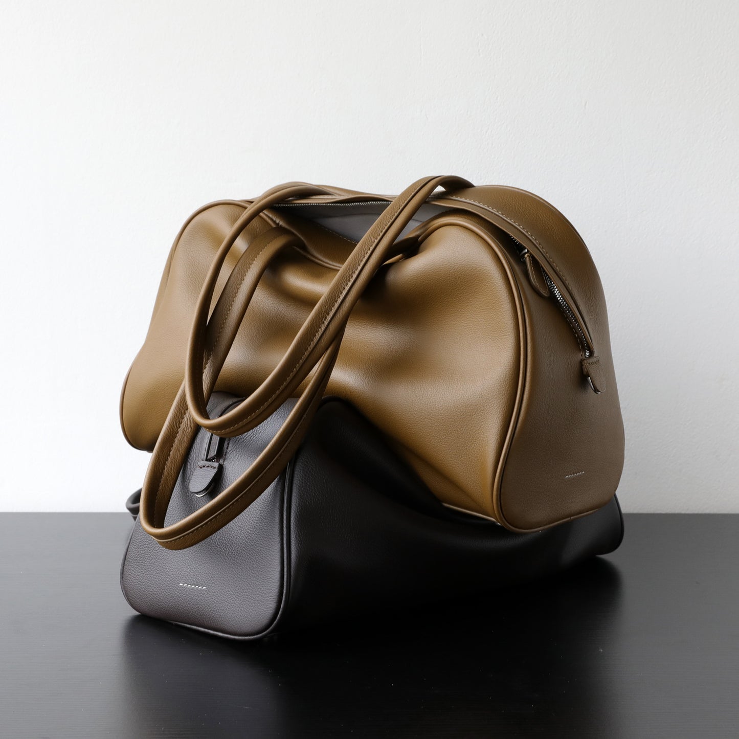 Women's Luxury Retro Underarm First Layer Calfskin Bags
