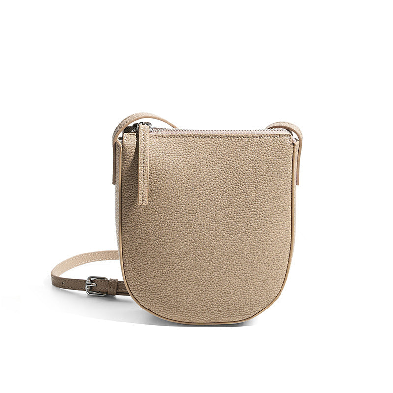 Women's Niche Genuine Leather High-grade Mobile For Women's Messenger Bag