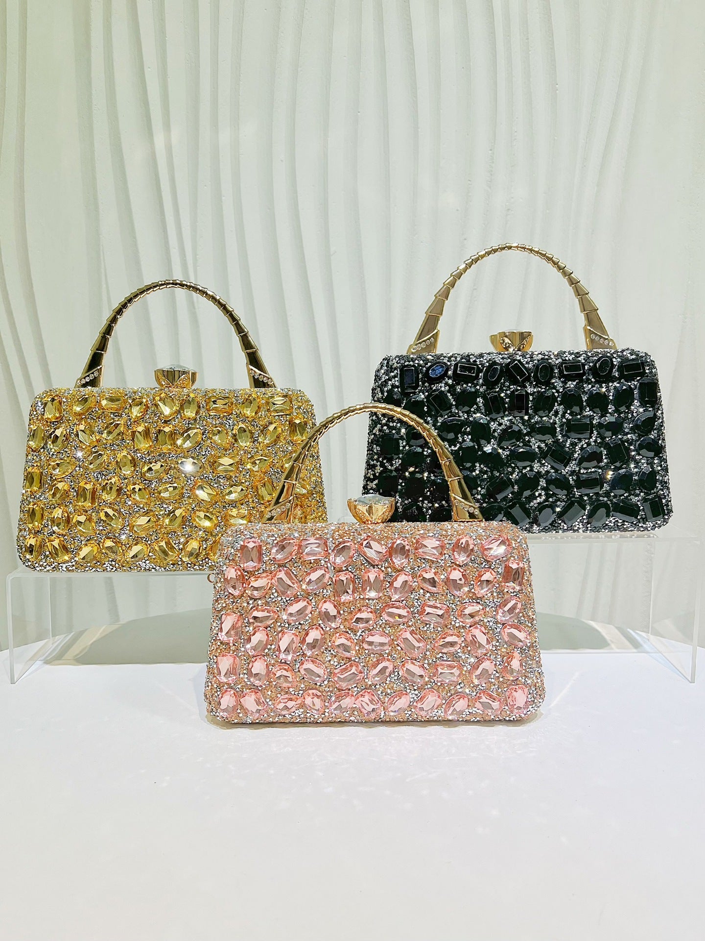 Resin Drill Dress Garment Popular Advanced Rhinestone Evening Bags
