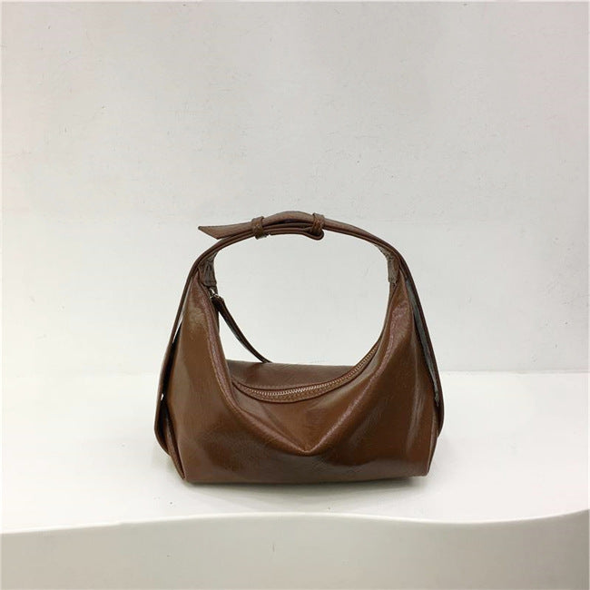 Cabinet Niche Minimalist Soft Texture Dumplings Underarm Women's Handbag