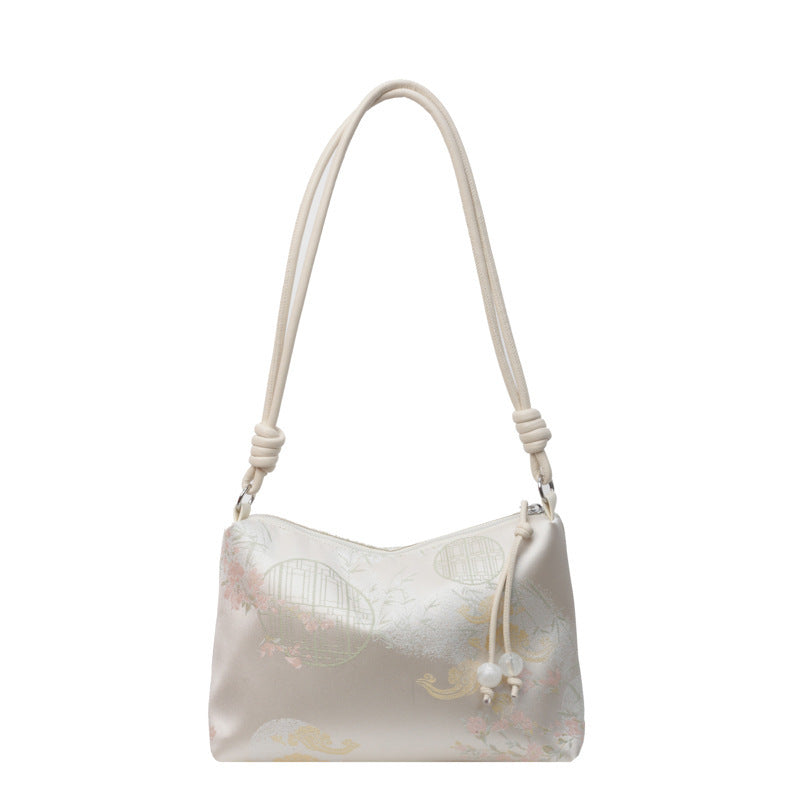 Women's Fashion Underarm Chinese Embroidery Simple Niche Women's Messenger Bag