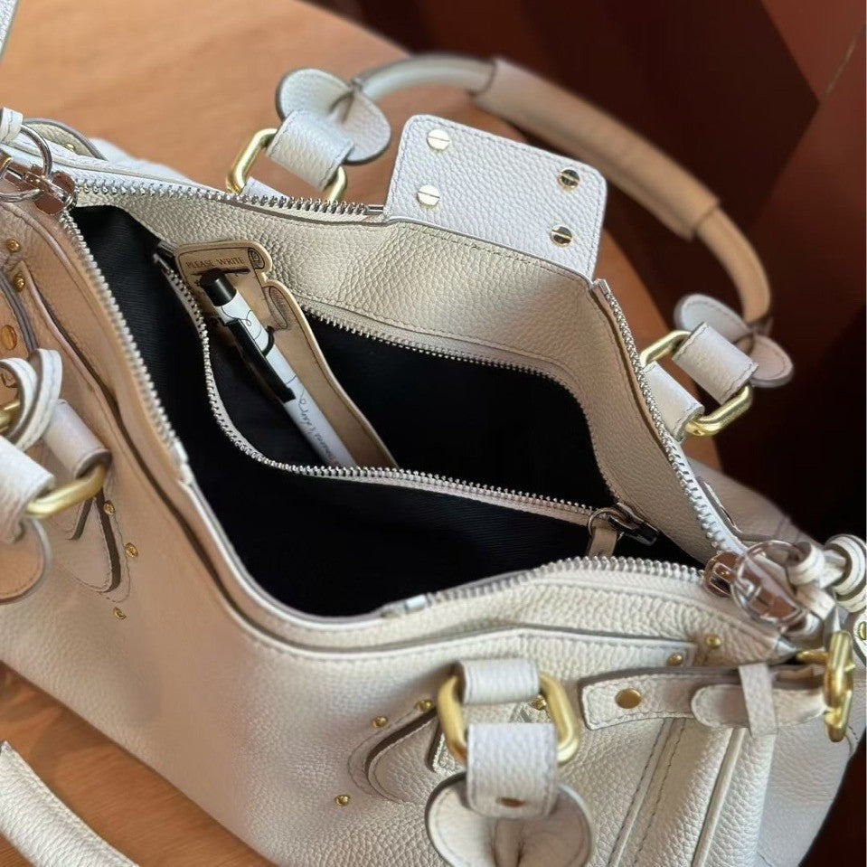 Classic Chinese Style Niche Retro Fashion Distressed Chloe Paddington Portable Women's Handbag