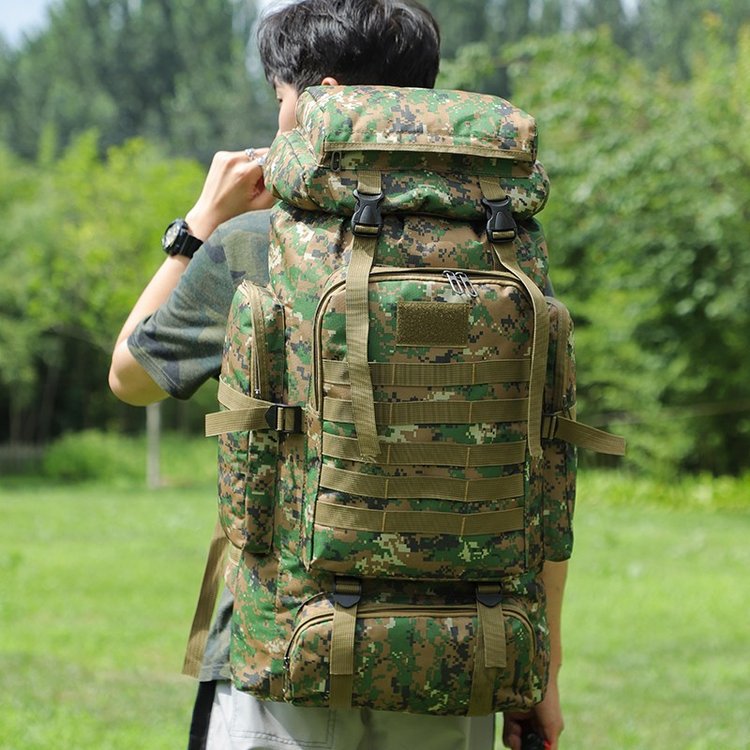 Men's Oxford Cloth Camouflage Hiking Camping Leisure Backpack