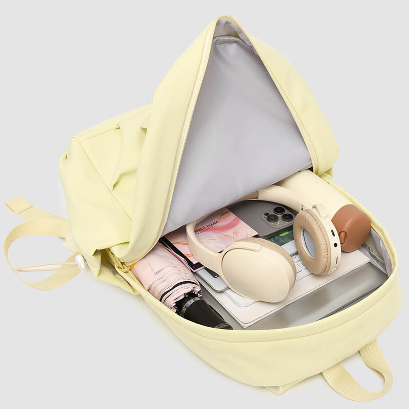 Female College Simple Niche Design Good-looking Junior Backpacks