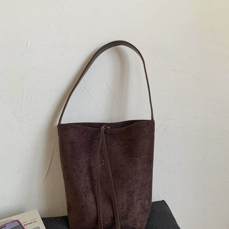 Women's Korean Style Carved Hollow Niche Retro Easy Matching Women's Handbag