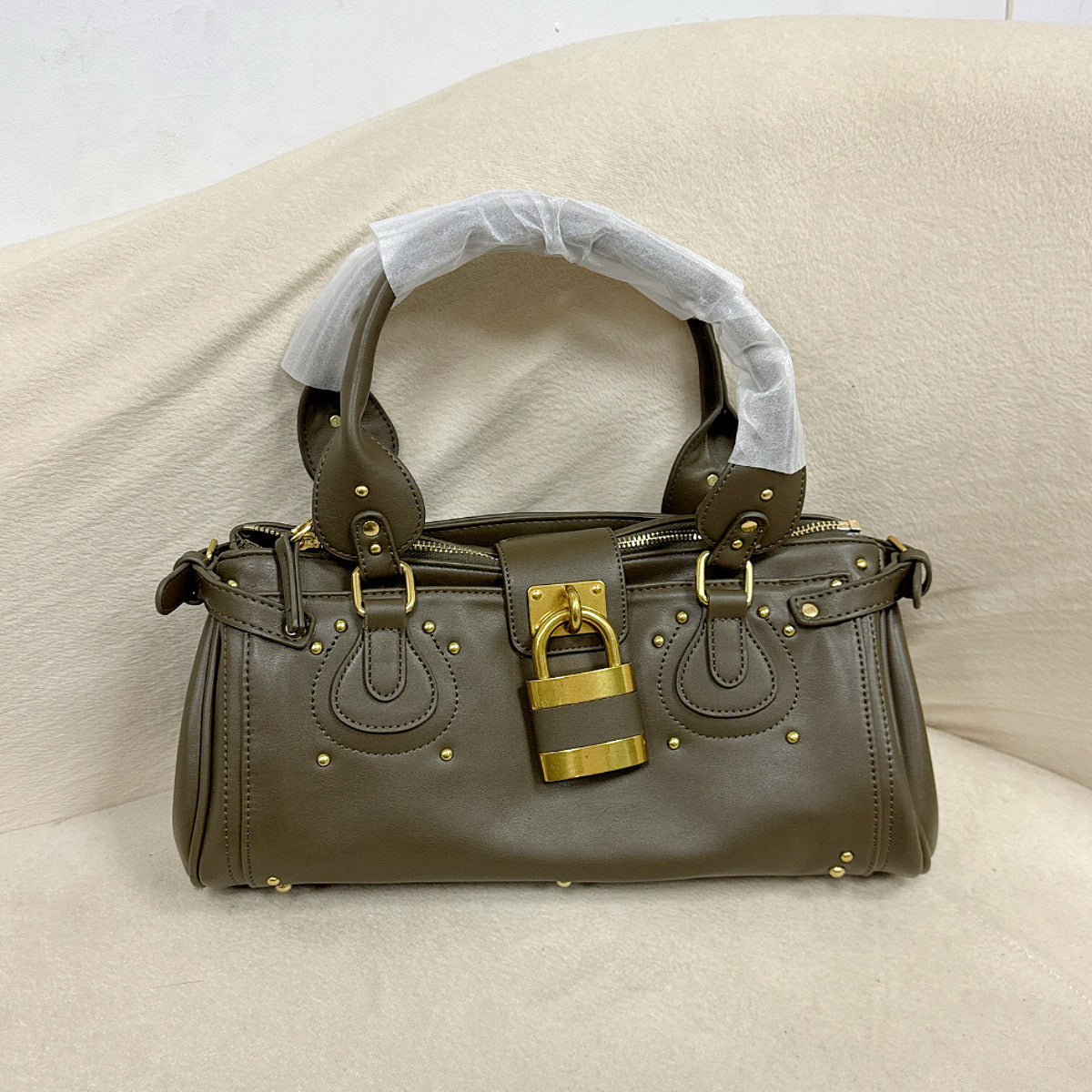 Women's Hot Retro Distressed Chloe Paddington Portable Women's Handbag