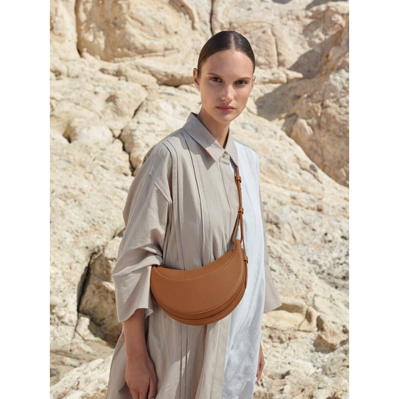 Women's High Version French Niche Selenodont Underarm Bags