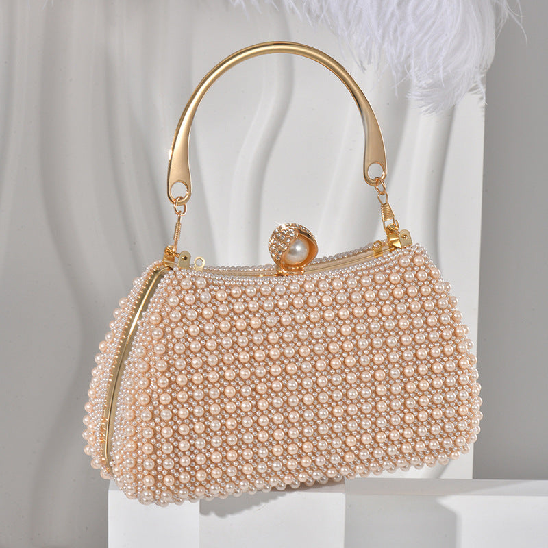 Pearl Hand Banquet Dress Temperament High Dinner Bag