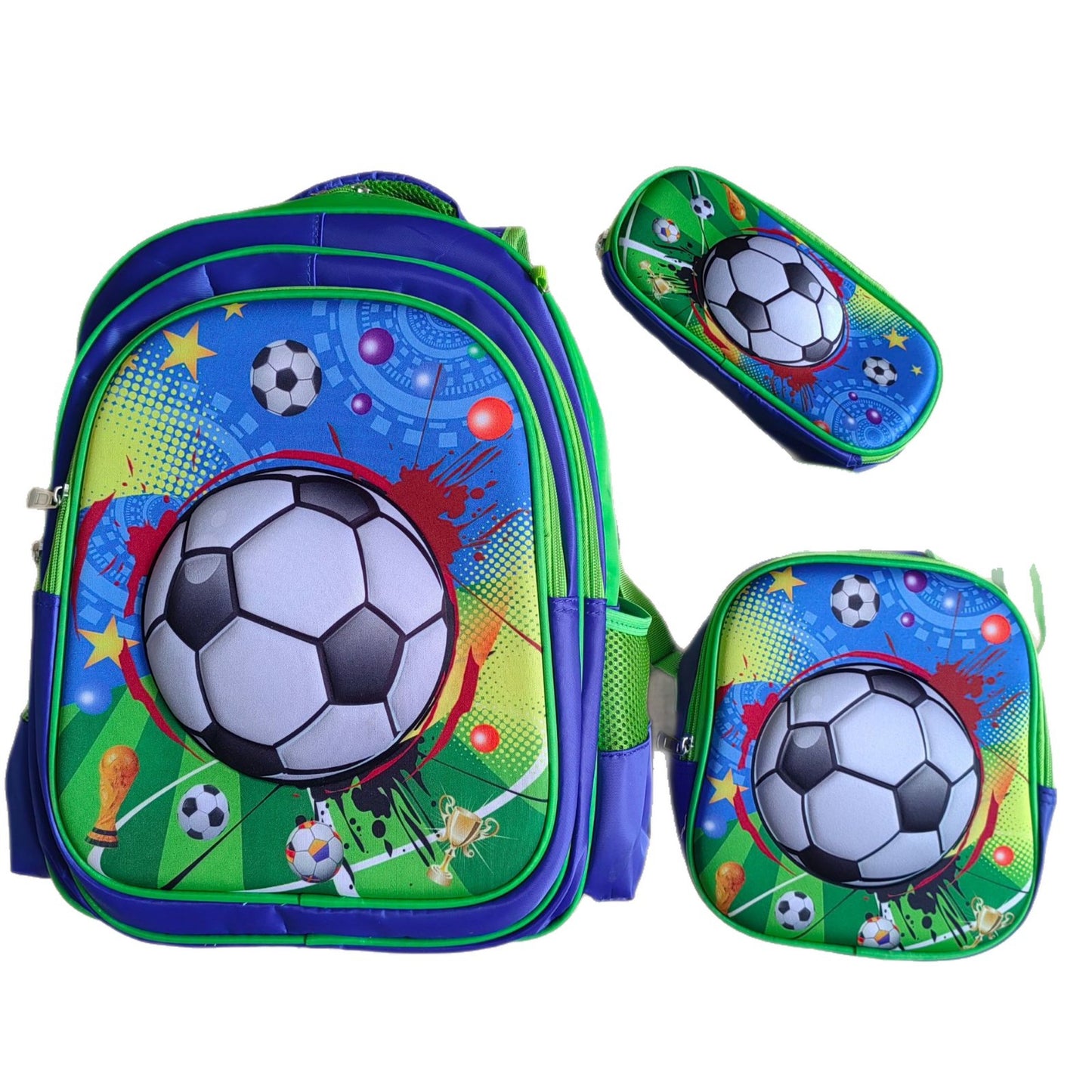 Children's Three-piece Pencil Lunch Waterproof Insulation Inch Children's Backpacks