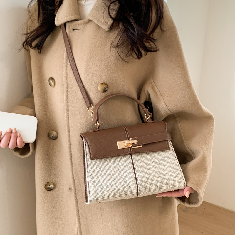 Women's Commute Fashion Light Luxury Color Contrast Women's Messenger Bag