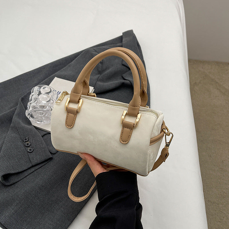 Women's Advanced Texture Minority Portable Boston Pillow Women's Handbag