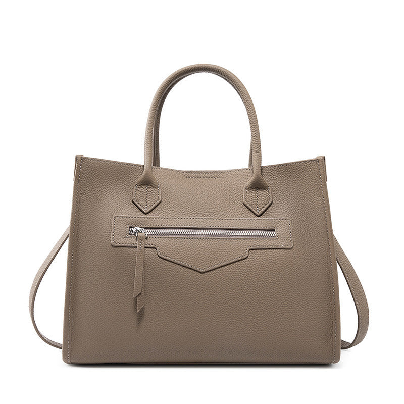 Women's Big Large Capacity Leather Design Advanced Computer Bags