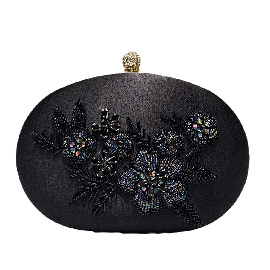 Women's Elegant Retro Pearl Embroidery Decorative Dress Cheongsam Bags