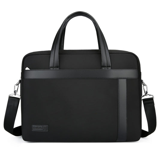 Men's Fashion Simple Business Commute Large Capacity Oxford Cloth Documents Men's Handbags