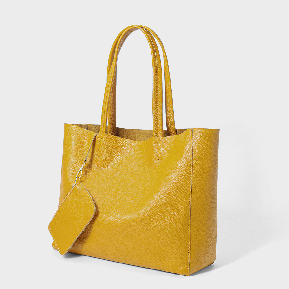 Women's Big First Layer Cowhide Portable Simplicity Genuine Large Capacity Women's Leather Bag