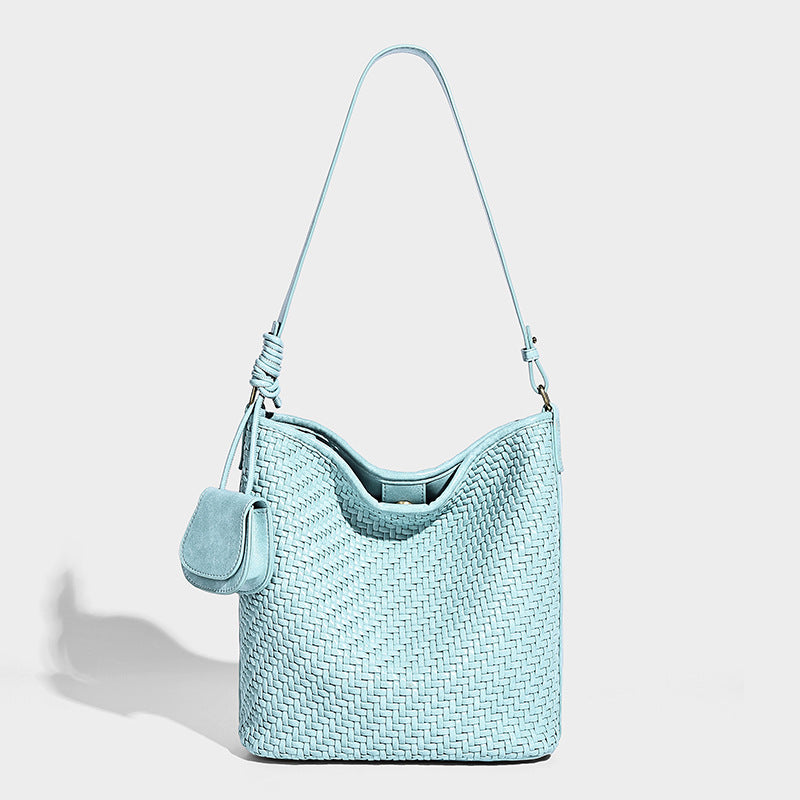 High-grade Hand-woven Large Capacity Totes Underarm Tote Bag